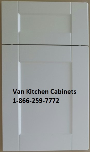 Vancouver white thermofoil doors